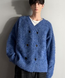 Classical Origin(NVJIW)́yClassical OriginzuA[g1Bv~bNXVM[fރI[o[TCY_ue[[hjbgJ[fBK^Mixed Shaggy Double-Tailored Knit Cardigan(jbg/Z[^[)