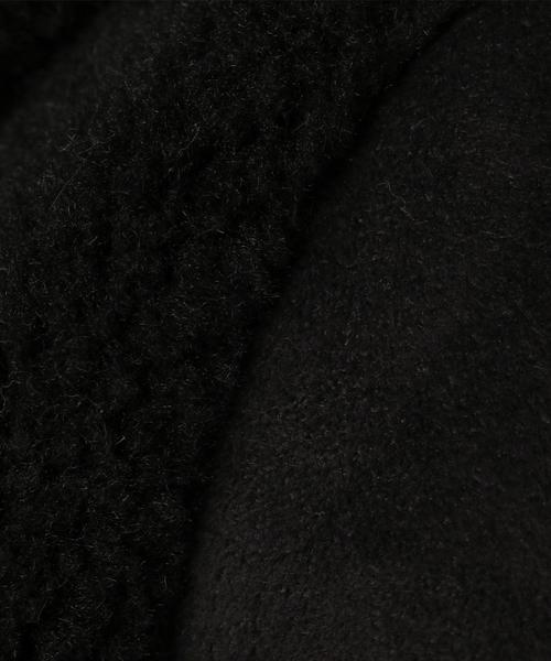 Another Edition（アナザーエディション）の「フェイクムートンコンビコート/AEBC F/MOUTON COMBI CT（ムートンコート・レディース・ベージュ/ブラック・MEDIUM/SMALL）」の9枚目の写真