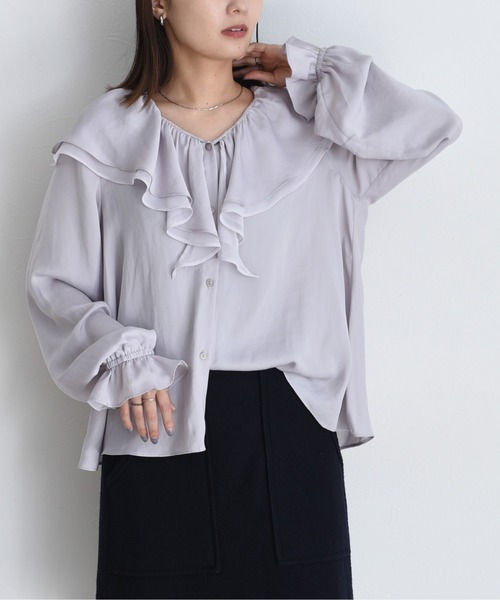 新品 エイミーロウ シャツ 即購入禁止】エイミーロウ パッチワークデニムptシャツ - メルカリ