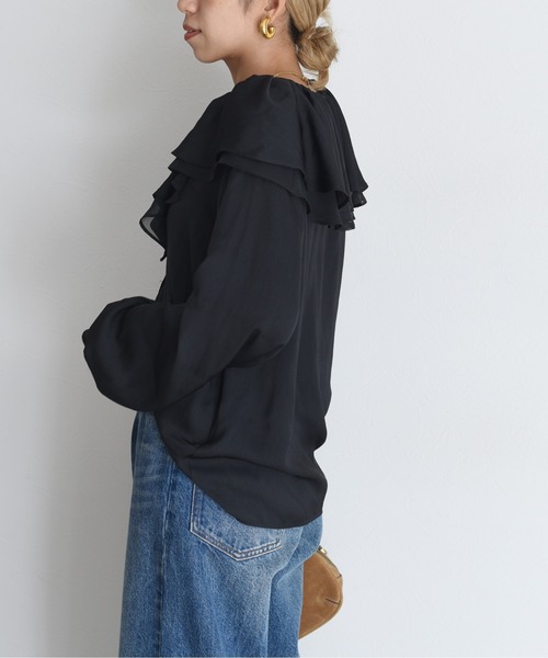 セール】フリルカラーブラウス（シャツ/ブラウス）｜Eimee Law