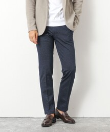 《ビジカジ対応》ハイゲージ 撚り杢 ツイルスリムフィット 25AW