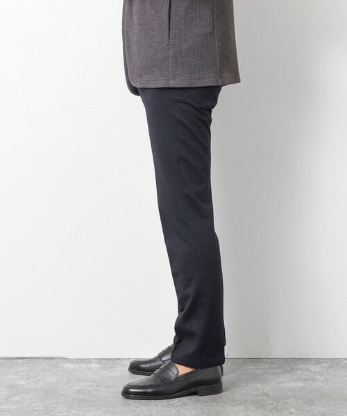 NOLLEY’S（ノーリーズ）の「《ビジカジ対応》ハイゲージ 撚り杢 ツイルスリムフィット 25AW（その他パンツ・メンズ・ネイビー/インディゴブルー/ブラック・XL/L/M/S）」の7枚目の写真