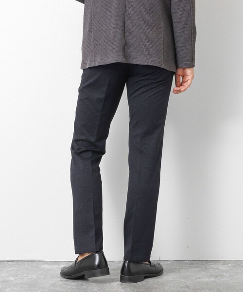 NOLLEY’S（ノーリーズ）の「《ビジカジ対応》ハイゲージ 撚り杢 ツイルスリムフィット 25AW（その他パンツ・メンズ・ネイビー/インディゴブルー/ブラック・XL/L/M/S）」の8枚目の写真