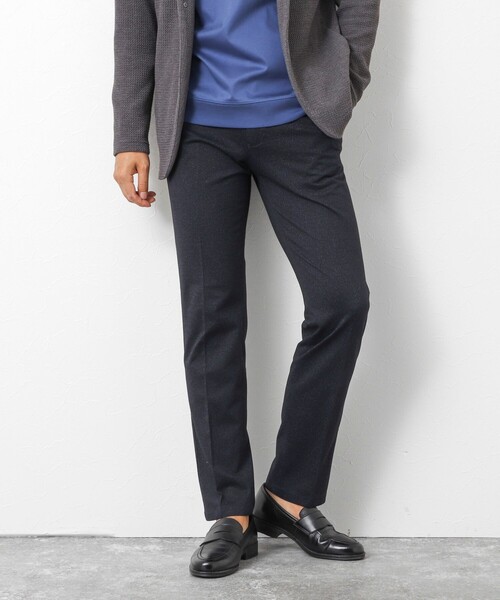 NOLLEY’S（ノーリーズ）の「《ビジカジ対応》ハイゲージ 撚り杢 ツイルスリムフィット 25AW（その他パンツ・メンズ・ネイビー/インディゴブルー/ブラック・XL/L/M/S）」の9枚目の写真