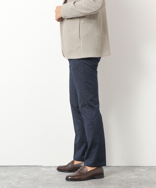 NOLLEY’S（ノーリーズ）の「《ビジカジ対応》ハイゲージ 撚り杢 ツイルスリムフィット 25AW（その他パンツ・メンズ・ネイビー/インディゴブルー/ブラック・XL/L/M/S）」の17枚目の写真