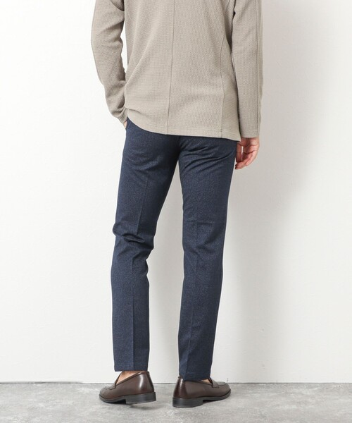 NOLLEY’S（ノーリーズ）の「《ビジカジ対応》ハイゲージ 撚り杢 ツイルスリムフィット 25AW（その他パンツ・メンズ・ネイビー/インディゴブルー/ブラック・XL/L/M/S）」の18枚目の写真