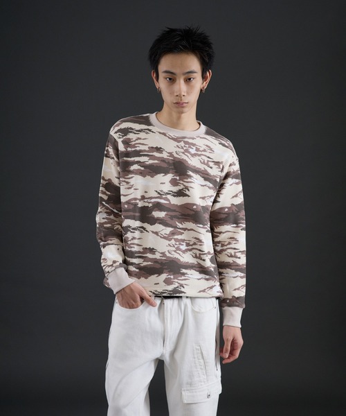 FTW（エフティダブリュー）の「ASSORT THERMAL L/S（Tシャツ/カットソー・メンズ・ブラック系/グリーン/カーキ/ピンクベージュ/グレー/ピンク/ベージュ/ダークグリーン/ブラック・SMALL/MEDIUM/LARGE）」の9枚目の写真