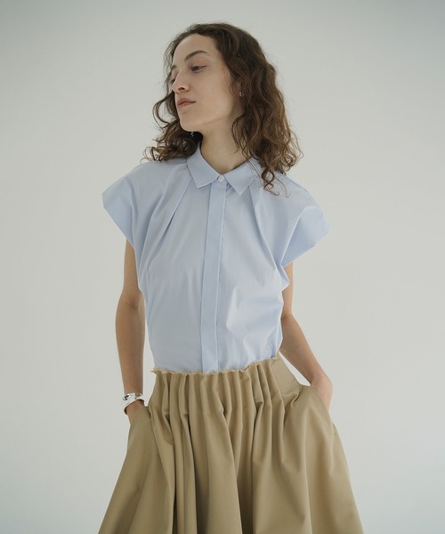 セール】NUANCE SHOULDER OVER SHIRTS（シャツ/ブラウス）｜CLANE