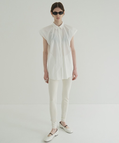 セール】NUANCE SHOULDER OVER SHIRTS（シャツ/ブラウス）｜CLANE