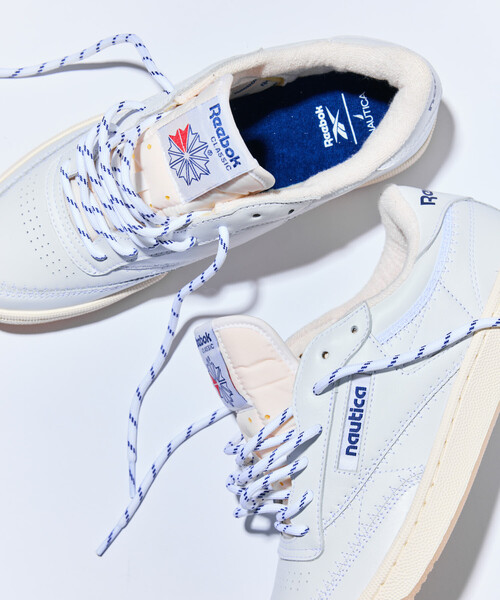 Reebok（リーボック）の「Reebok×NAUTICA/リーボック×ノーティカ 【Exclusive】CLUB C 85 VINTAGE NAUTICA（スニーカー・メンズ・ホワイト・30/28.5cm/27.5cm/26.5cm/25.5cm/28.0cm/27.0cm/26.0cm/25.0cm）」の5枚目の写真
