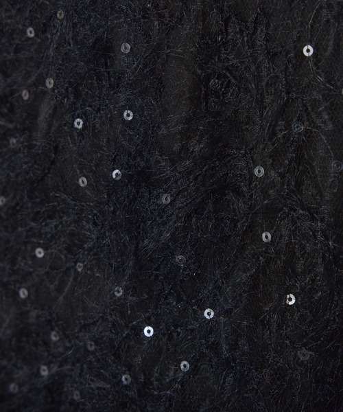 COLLAGE GALLARDAGALANTE（コラージュガリャルダガランテ）の「シアーギャザーワンピース（ワンピース・レディース・アイボリー/ブラック・FREE）」の22枚目の写真