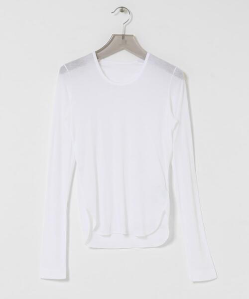 URBAN RESEARCH(アーバンリサーチ)の「強撚シアーカットソー(Tシャツ/カットソー・レディース・ブラウン/ブラック/ホワイト/レッド系その他・FREE)」の15枚目の写真