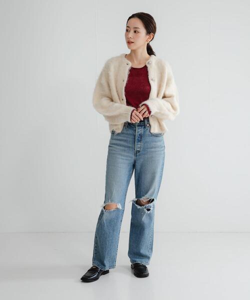 URBAN RESEARCH(アーバンリサーチ)の「強撚シアーカットソー(Tシャツ/カットソー・レディース・ブラウン/ブラック/ホワイト/レッド系その他・FREE)」の19枚目の写真