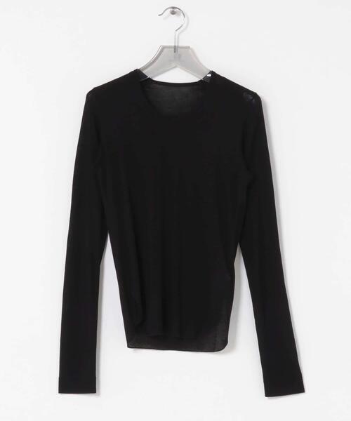 URBAN RESEARCH（アーバンリサーチ）の「強撚シアーカットソー（Tシャツ/カットソー・レディース・ブラウン/ブラック/ホワイト/レッド系その他・FREE）」の16枚目の写真