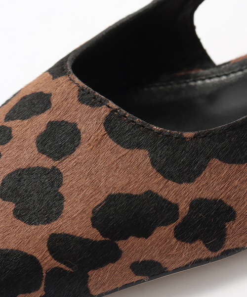 La TOTALITE（ラトータリテ）の「MOLLINI /モリーニ エナメルスリングバック レオパード（パンプス・レディース・その他5・36/38/37）」の7枚目の写真