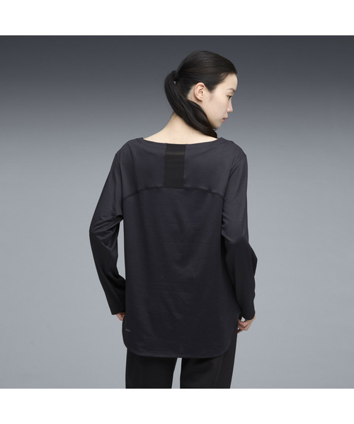PUMA(プーマ)の「PUMA プーマ ウィメンズ トレーニング スタジオ 長袖 Tシャツ(Tシャツ/カットソー・レディース・ブラック/ブロンズ・SMALL/MEDIUM/LARGE/X-LARGE)」の10枚目の写真