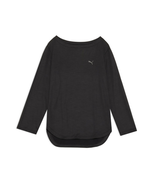 PUMA(プーマ)の「PUMA プーマ ウィメンズ トレーニング スタジオ 長袖 Tシャツ(Tシャツ/カットソー・レディース・ブラック/ブロンズ・SMALL/MEDIUM/LARGE/X-LARGE)」の12枚目の写真