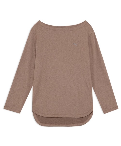 PUMA(プーマ)の「PUMA プーマ ウィメンズ トレーニング スタジオ 長袖 Tシャツ(Tシャツ/カットソー・レディース・ブラック/ブロンズ・SMALL/MEDIUM/LARGE/X-LARGE)」の1枚目の写真