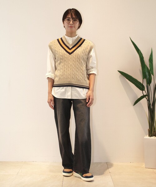 UNISEX】チルデン ニットベスト（ニット/セーター）｜J.PRESS YORK