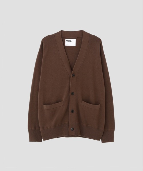 MHL.（エムエイチエル）の「DRY WORN COTTON RIB（カーディガン/ボレロ・メンズ・ネイビー/カーキ・LARGE/MEDIUM）」の8枚目の写真