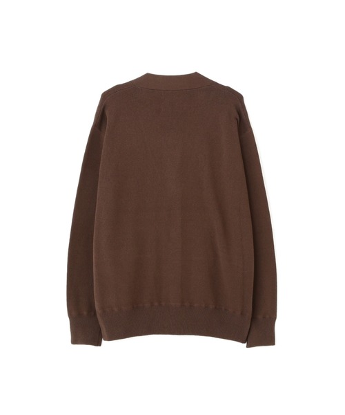 MHL.（エムエイチエル）の「DRY WORN COTTON RIB（カーディガン/ボレロ・メンズ・ネイビー/カーキ・LARGE/MEDIUM）」の9枚目の写真