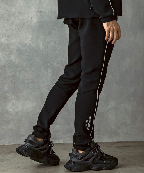 ウノピゥウノウグァーレトレ リラックス（1PIU1UGUALE3 RELAX）/1PIU1UGUALE3 RELAX パイピングスムースジョガーパンツ 1PIU1UGUALE3 RELAX(ウノピゥウノウグァーレトレ リラックス