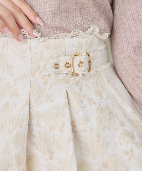 ROJITA（ロジータ）の「花柄ジャガードミニスカパン（スカート・レディース・マルチ/ベージュ/ブラック・FREE）」の22枚目の写真