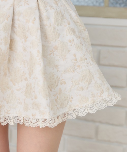 ROJITA（ロジータ）の「花柄ジャガードミニスカパン（スカート・レディース・マルチ/ベージュ/ブラック・FREE）」の20枚目の写真