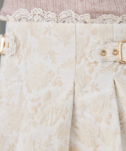 ROJITA（ロジータ）の「花柄ジャガードミニスカパン（スカート・レディース・マルチ/ベージュ/ブラック・FREE）」の19枚目の写真