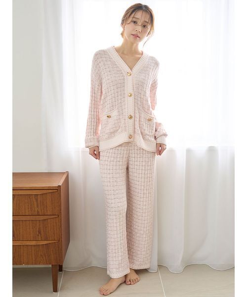 ラメニットツイードカーディガン（ルームウェア/パジャマ）｜SNIDEL