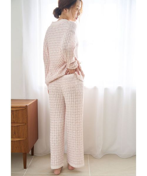 スナイデルホーム ラメニットツイードカーディガン パジャマ ルームウェア SNIDEL  送料無料 セール】ラメニットツイードカーディガン（ルームウェア/パジャマ