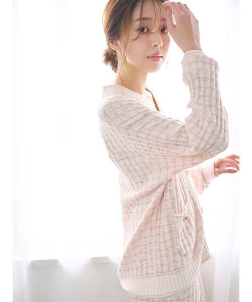 ラメニットツイードカーディガン（ルームウェア/パジャマ）｜SNIDEL