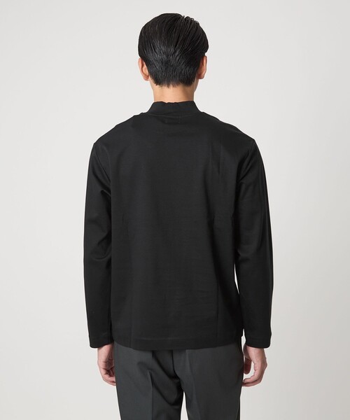 fr2golf 沖縄 モックネック カットソー ブラック セール】L/A ポンチ