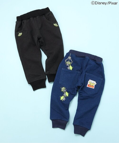 Disney（ディズニー）の「【ディズニーキャラクター/トイ・ストーリー】刺繍ジョガーパンツ（その他パンツ・キッズ・ブラック/ブルー・120/110/100/95/90/80）」の3枚目の写真