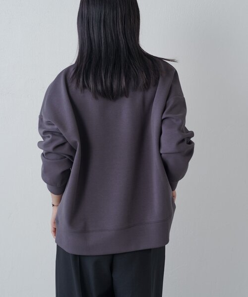 Lui's（ルイス）の「箔プリントダンボールプルオーバー（スウェット・レディース・ブラック/チャコールグレー/ライトベージュ・FREE）」の15枚目の写真