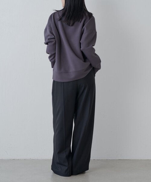 Lui's（ルイス）の「箔プリントダンボールプルオーバー（スウェット・レディース・ブラック/チャコールグレー/ライトベージュ・FREE）」の20枚目の写真