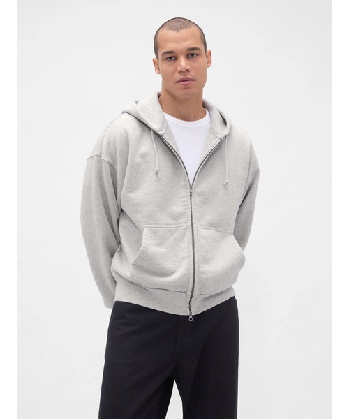 GAP（ギャップ）の「エクストラヘビーウェイト フレンチテリー ジップ