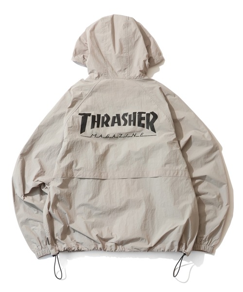 スラッシャー ジャケット アウター マウンテンパーカー ナイロンパーカー セール】【THRASHER/スラッシャー】プリントシェルジャケット