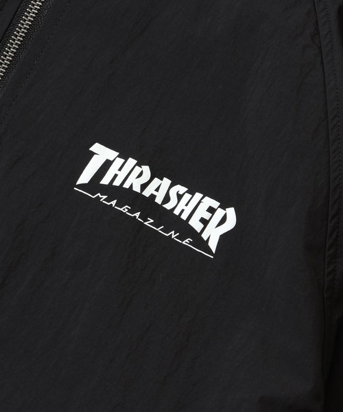 THRASHER(スラッシャー)の「【THRASHER/スラッシャー】プリントシェルジャケット/マウンテンパーカー UVカット・撥水(ナイロンジャケット・メンズ・ライトグレー/ブラック/カーキ・M/L/XL)」の14枚目の写真