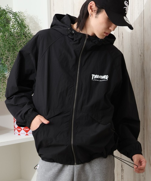 セール】【THRASHER/スラッシャー】プリントシェルジャケット