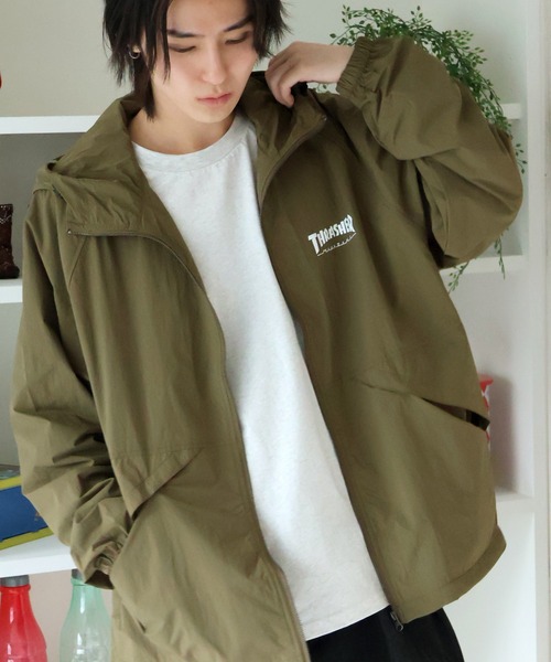 セール】【THRASHER/スラッシャー】プリントシェルジャケット