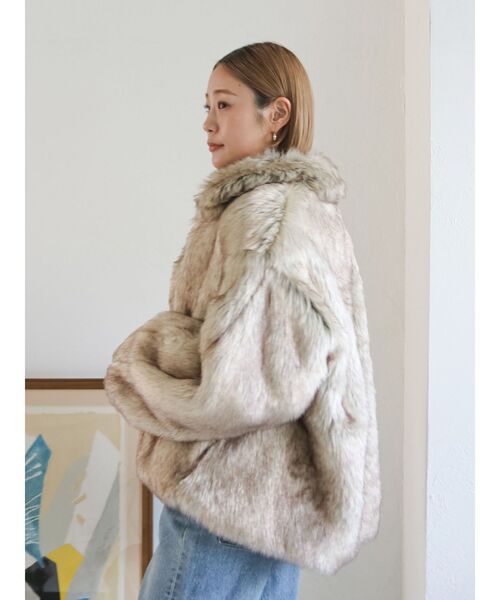 Ungrid（アングリッド）の「ボリュームデザインファーコート（ダウン