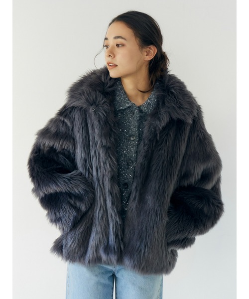 ボリュームデザインファーコート（ダウンジャケット/コート）｜Ungrid