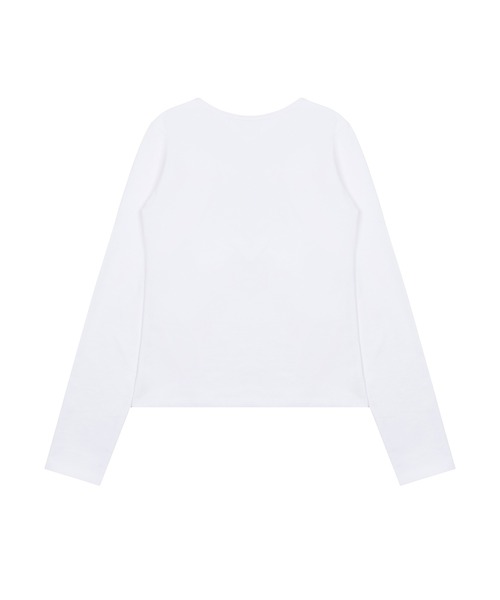 LUVISTRUE（ラヴイズトゥルー）の「GT HOTFIX SLEEVE TEE（Tシャツ/カットソー・レディース・ホワイト/ブラック/ブルー・FREE）」の16枚目の写真