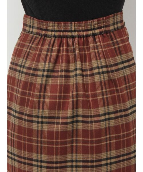 RESEXXY（リゼクシー）の「フリンジチェックタックスカート（スカート・レディース・レッド/ネイビー/ブラウン・FREE）」の13枚目の写真