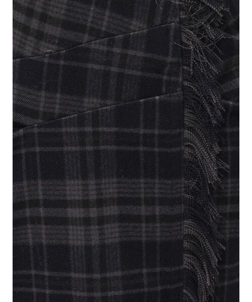 RESEXXY（リゼクシー）の「フリンジチェックタックスカート（スカート・レディース・レッド/ネイビー/ブラウン・FREE）」の9枚目の写真