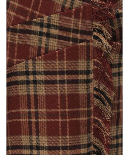 RESEXXY（リゼクシー）の「フリンジチェックタックスカート（スカート・レディース・レッド/ネイビー/ブラウン・FREE）」の7枚目の写真