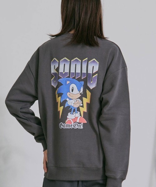SILVER BULLET(シルバーバレット)の「『SILVER BULLET SELECT AP/シルバーバレットセレクト』SONIC USED風スウェット(スウェット・レディース・ブラック系2/アイボリー/ブラック系1/サックスブルー系1・M/L/LL)」の3枚目の写真