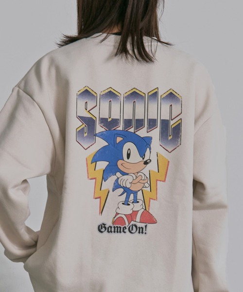 SILVER BULLET(シルバーバレット)の「『SILVER BULLET SELECT AP/シルバーバレットセレクト』SONIC USED風スウェット(スウェット・レディース・ブラック系2/アイボリー/ブラック系1/サックスブルー系1・M/L/LL)」の19枚目の写真