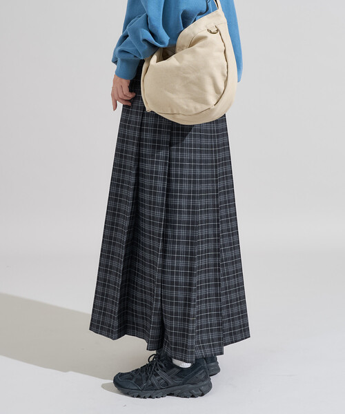 FREAK'S STORE(フリークスストア)の「チェック プリーツスカート(スカート・レディース・グリーン/ブラック/レッド/ワインレッド・フリ-)」の2枚目の写真